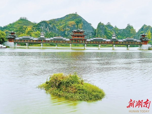 溆浦思蒙風雨橋。